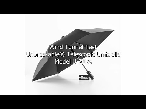 Wind Tunnel Test of Unbreakable® Umbrella Telescopic Model U-212s