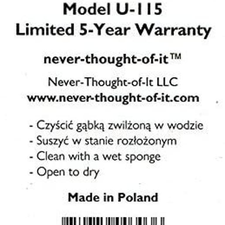 Unbreakable Umbrella U-115 warranty