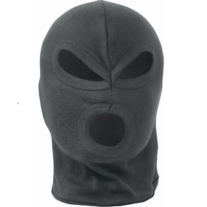 Lightweight 3 hole balaclava black