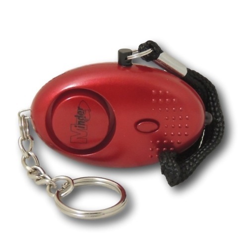 Key Ring Personal Alarm and Torch Red