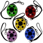 Minder Lady Bug Realistic Screaming Woman Personal Attack Rape Assault Alarm