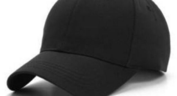 Baseball Cap Polo Style Black
