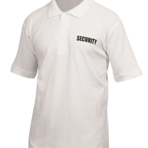 Security Polo Shirt White