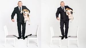 Bouncer and Bulldog on Unbreakable Umbrella