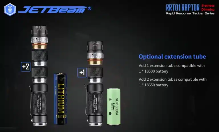RRT01 RAPTOR Tactical Flashlight