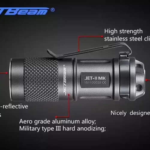 JETBEAM JET-II MK flashlight torch