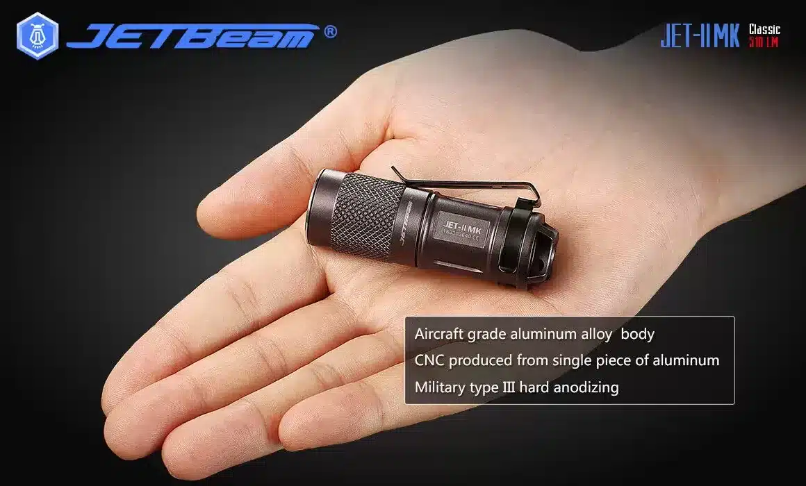 JETBEAM JET-II MK flashlight torch