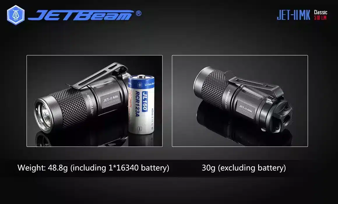 JETBEAM JET-II MK flashlight torch