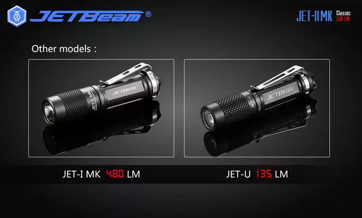 JETBEAM JET-II MK flashlight torch
