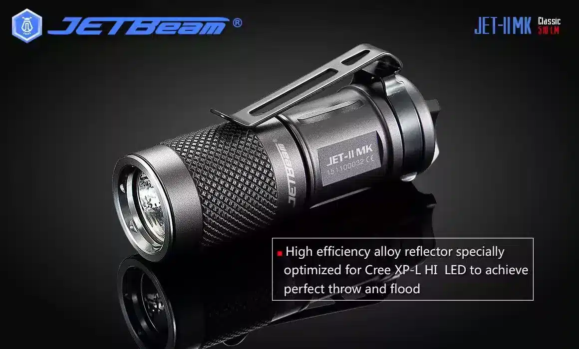 JETBEAM JET-II MK flashlight torch