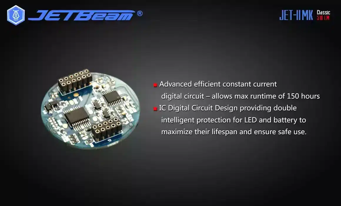 JETBEAM JET-II MK flashlight torch