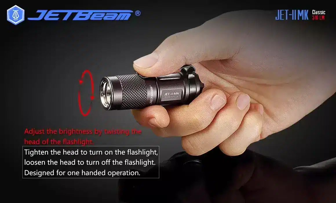 JETBEAM JET-II MK flashlight torch