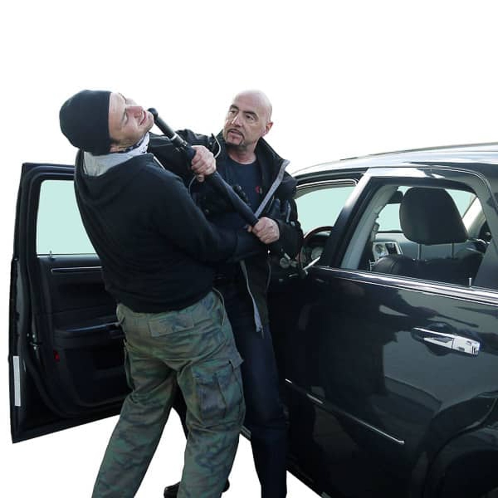 City Safe Umbrella in use