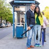 City Safe Umbrella in use