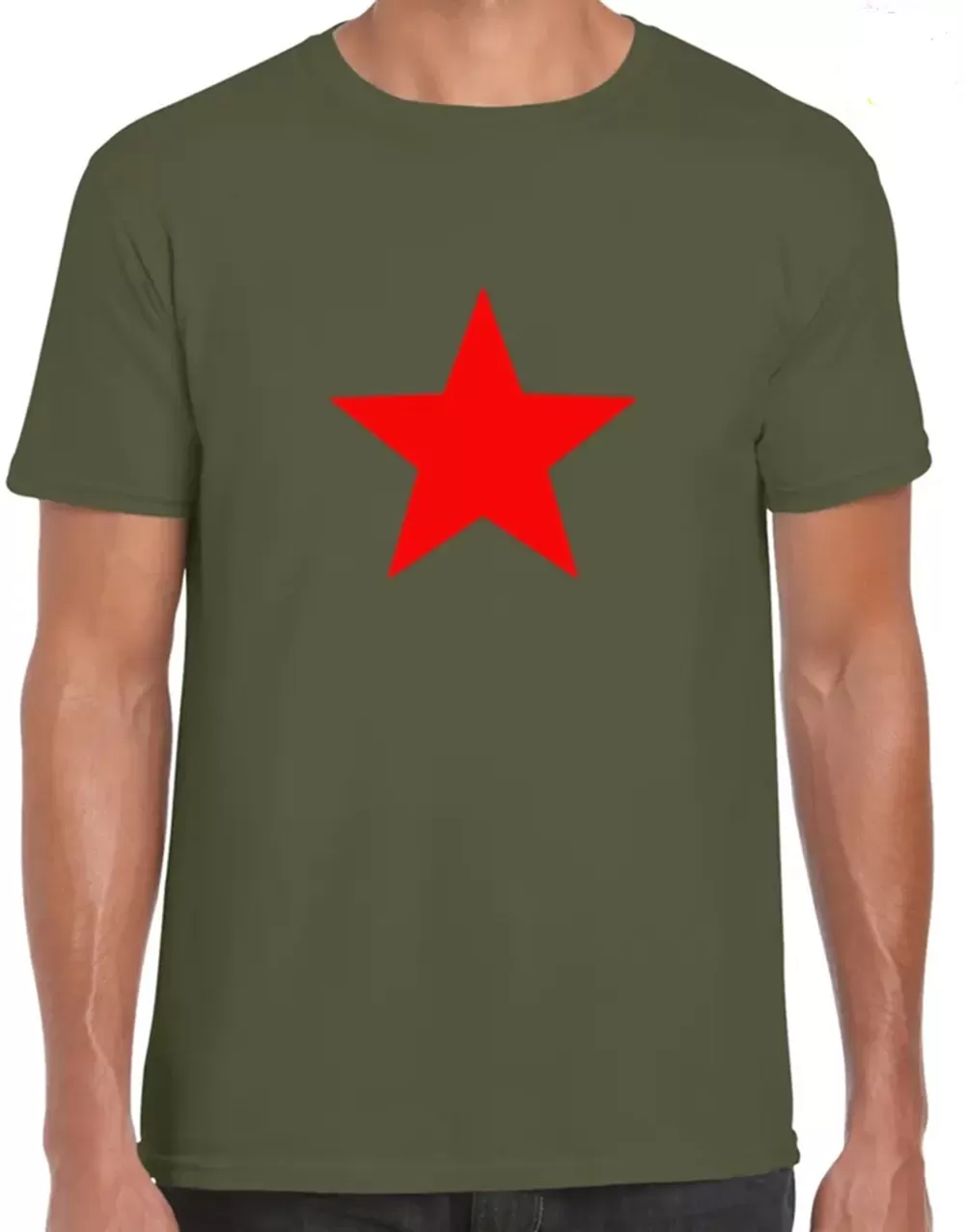 Red Star T-Shirt Green