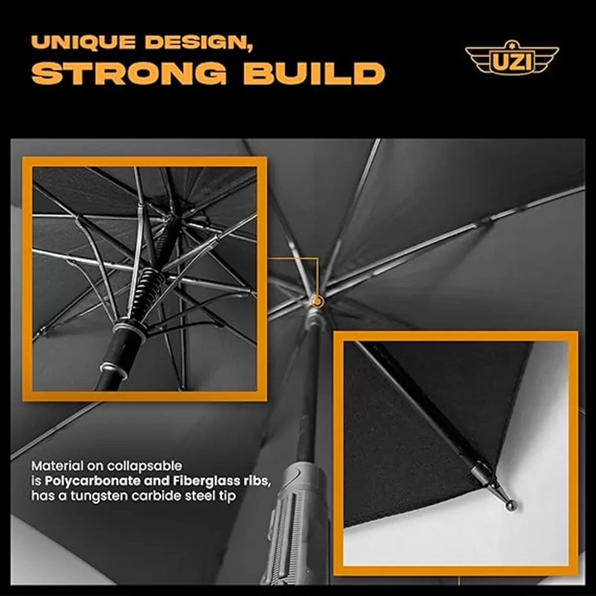 UZI Telescopic Tactical Umbrella