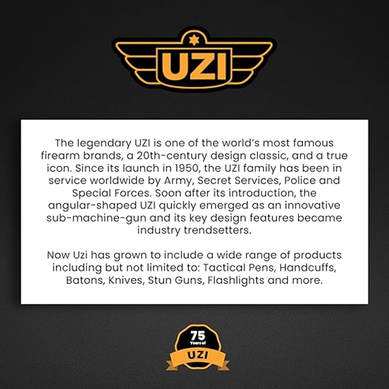 UZI Tactical Telescopic Umbrella