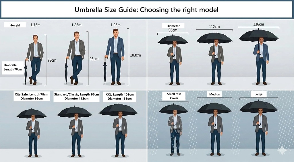 Umbrella Size Guide