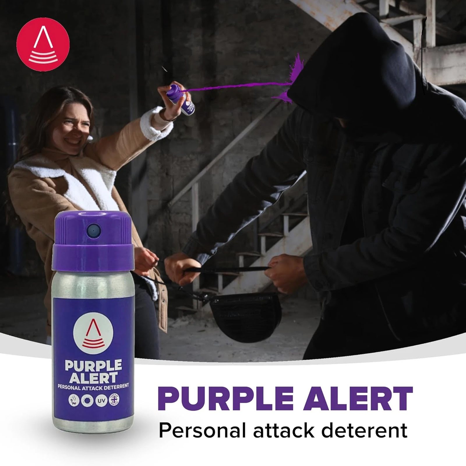 PURPLE ALERT Personal Defence Deterrent Spray