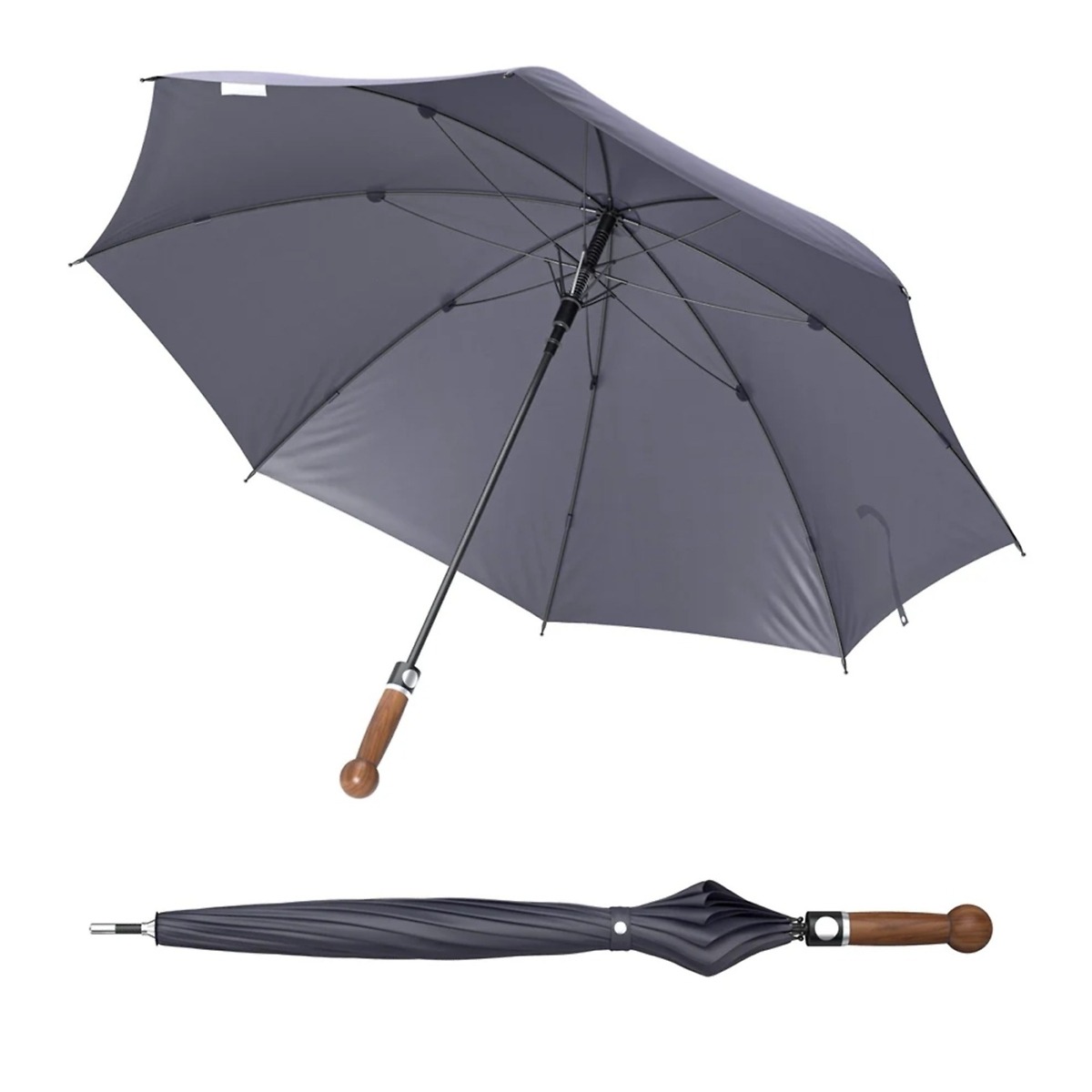 The Sentinel “Classic” City Safe Umbrella (Thuja Burl Edition) 3